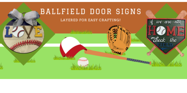 Baseball Door Signs