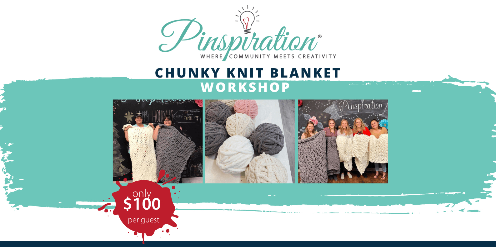 Cozy Hand Knit Chunky Blanket Workshop